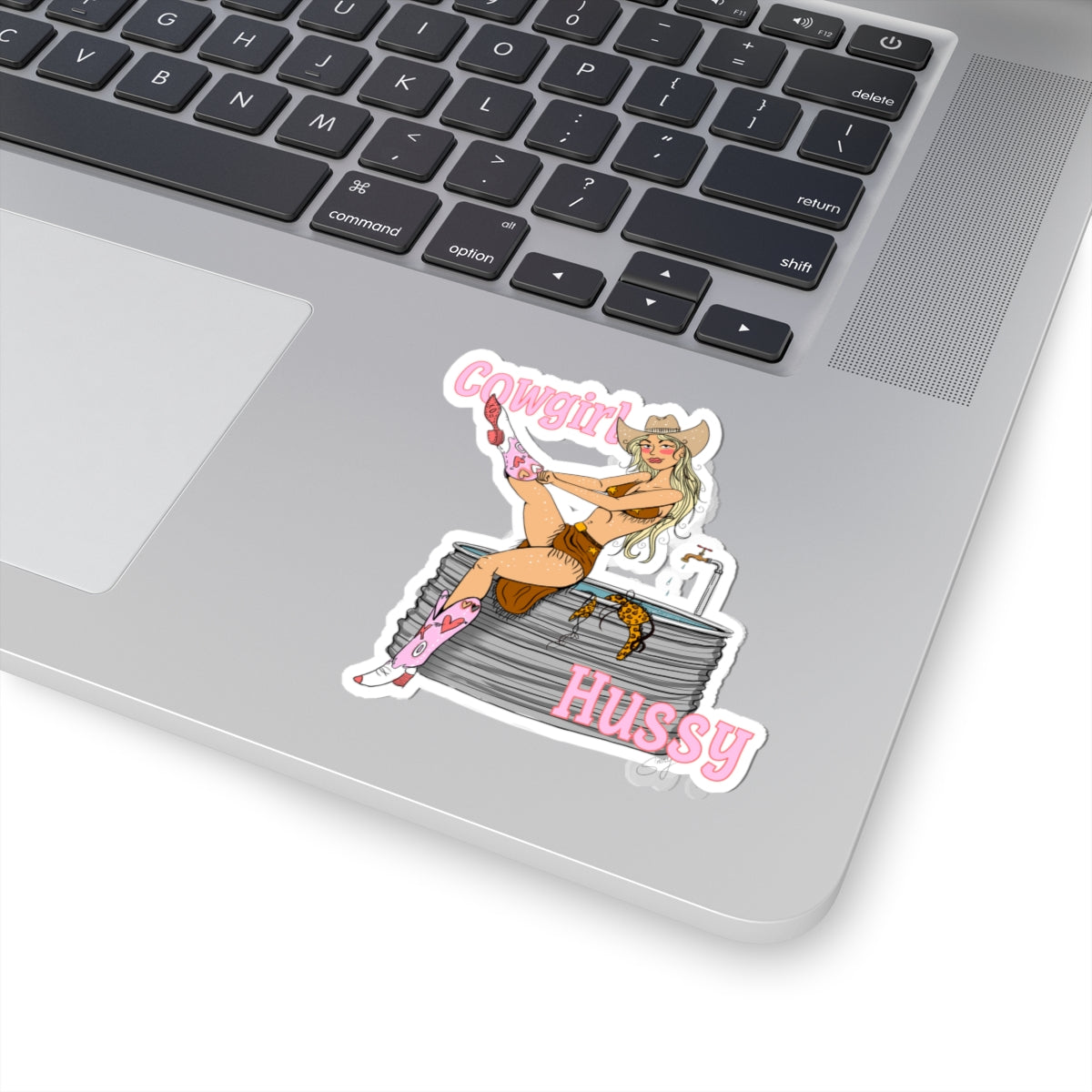 Cowgirl Pool Day Sticker