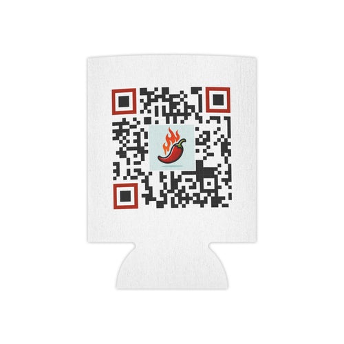 Can Cooler — "Cowgirl Honey" Retro Pinup Drink Koozie (QR Code Back)