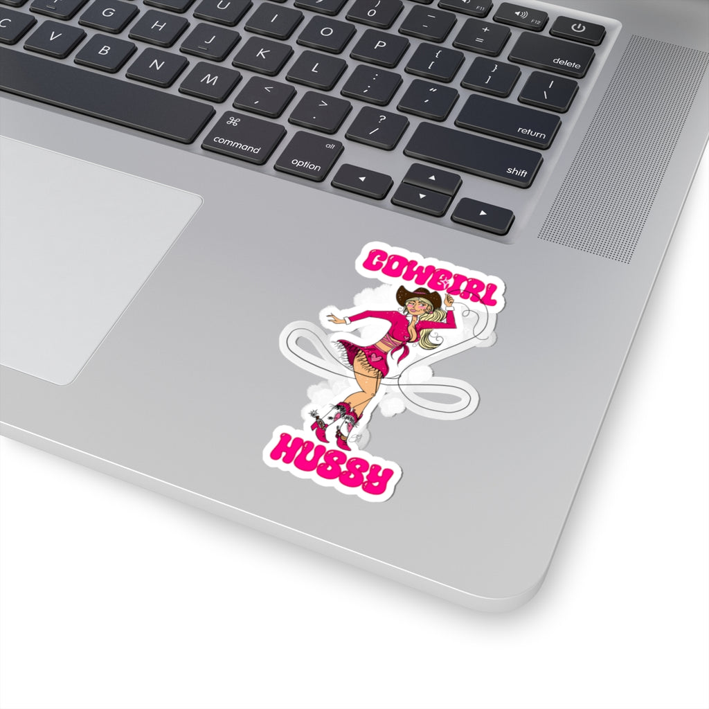 Roping Cowgirl Sticker