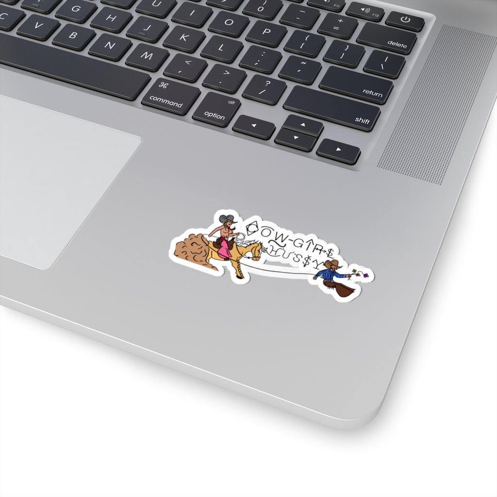 Cowgirl Hussy sticker