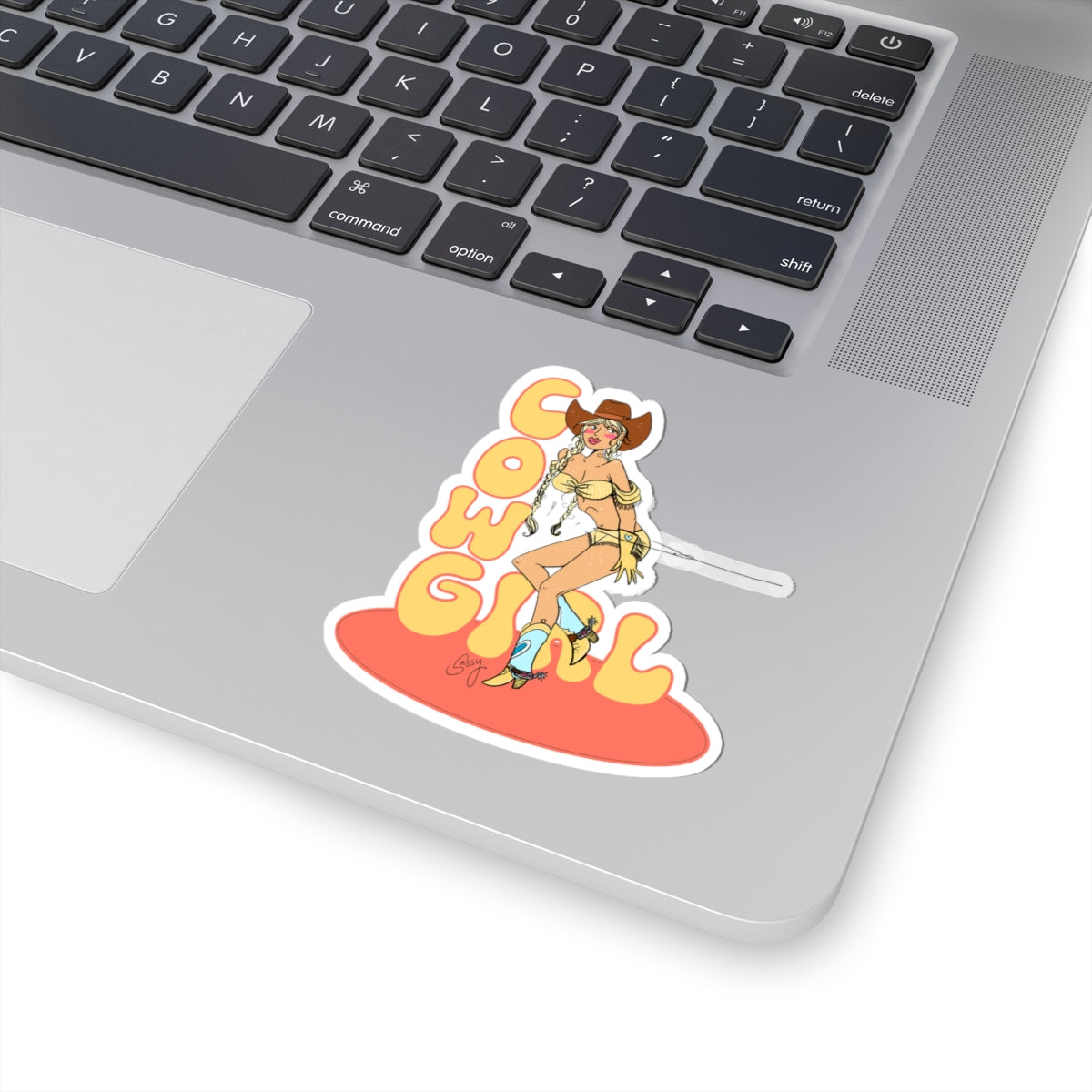 Lasso Cowgirl Sticker