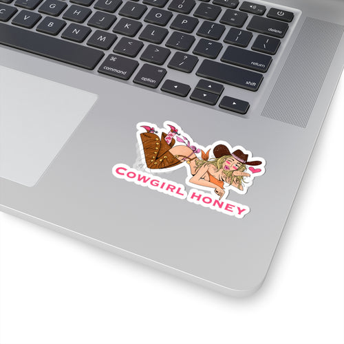 Kissin Cowgirl -Cut Stickers