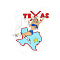 Texas Cowgirl sticker