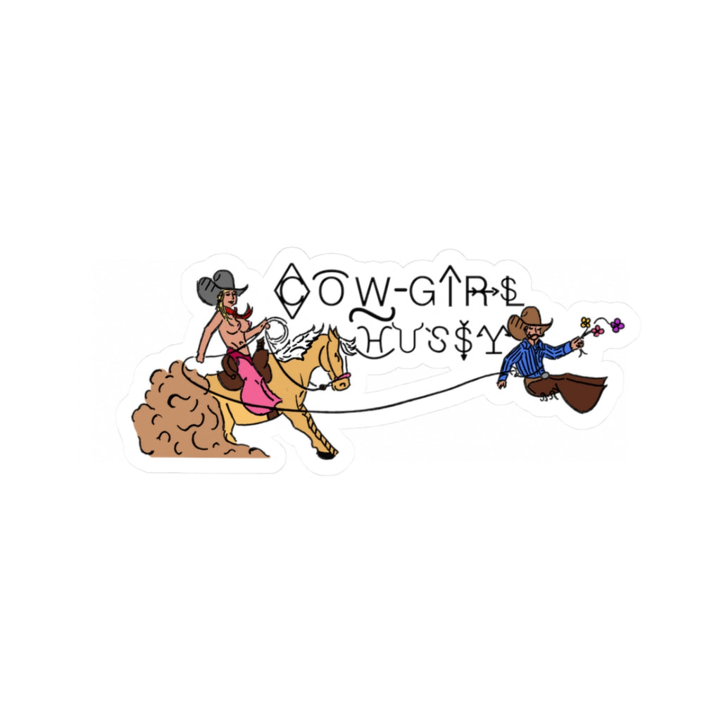 Cowgirl Hussy sticker